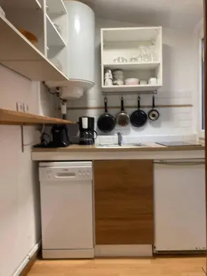 Cuisine ou kitchenette dans l'établissement IB Saint Martin