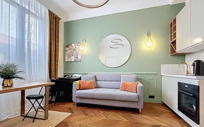 Cuisine ou kitchenette dans l'établissement Appartement PARIS avec Parking