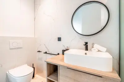 Salle de bains dans l'établissement Elegant Luxury Studio Paris 1st