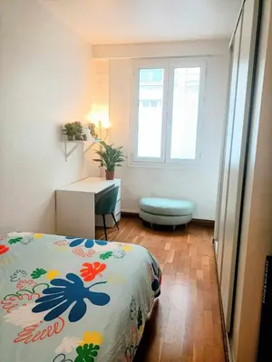 Un ou plusieurs lits dans un hébergement de l'établissement 2 comfortable rooms Paris 5th arrondissement