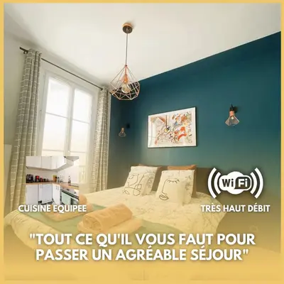 Plan de l'établissement Appartement sur cour quartier Olympiades