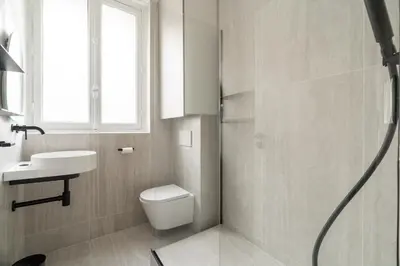 Salle de bains dans l'établissement Appartement Design Parisien - Palais Maillot