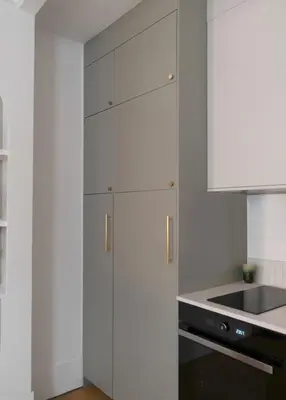 Cuisine ou kitchenette dans l'établissement Minimalist Haussmannian Paris 11