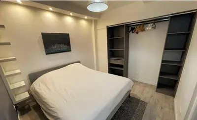 Un ou plusieurs lits dans un hébergement de l'établissement Apartment on Rue Morvan