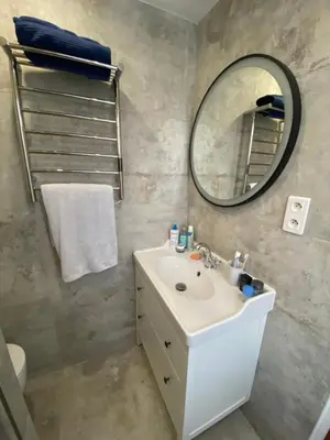 Salle de bains dans l'établissement 2 pièces lumineux à deux pas de la Tour Eiffel
