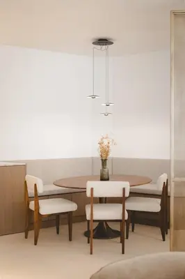 Coin salon dans l'établissement Luxury Apartment 3BR in Paris
