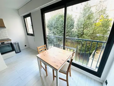 Balcon ou terrasse dans l'établissement Studio Tour Eiffel La Muette