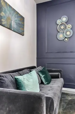 Coin salon dans l'établissement MyKeypers - Amazing Luxury Triplex 3BR 8P - Arc de Triomphe