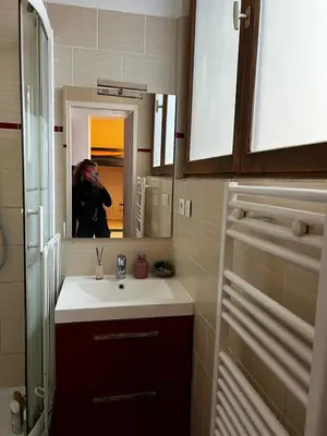 Salle de bains dans l'établissement Studio cosy proche Père-Lachaise