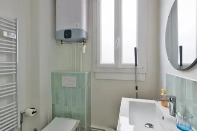 Salle de bains dans l'établissement Chic and modern studio close to Place d'Italie