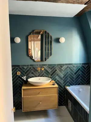 Salle de bains dans l'établissement Chic à la Parisienne, Central Paris - Marais
