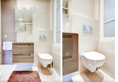 Salle de bains dans l'établissement Apartment Notre Dame Bright