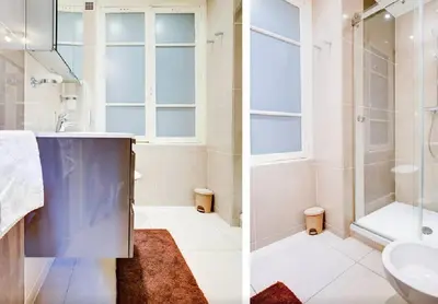 Salle de bains dans l'établissement Apartment Notre Dame Bright