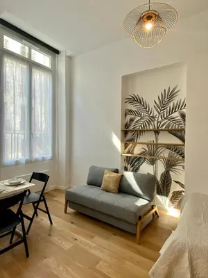 Coin salon dans l'établissement Studio Aboukir 2