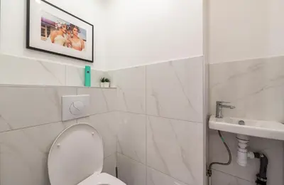 Salle de bains dans l'établissement Mobility lease - Studio 10 minutes from Paris