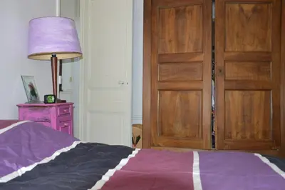 Un ou plusieurs lits dans un hébergement de l'établissement Appartement village Jourdain