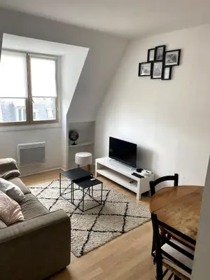 Télévision ou salle de divertissement dans l'établissement Cozy 2-Room Flat at Boucicaut