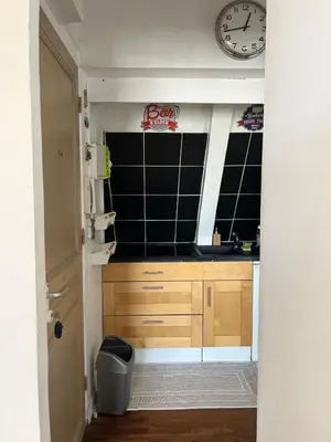 Cuisine ou kitchenette dans l'établissement Cozy 2-Room Flat at Boucicaut