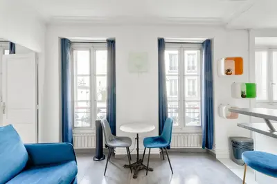 Coin salon dans l'établissement GuestReady - Modern comfort in Les Batignolles