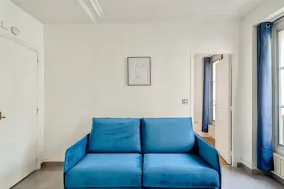 Coin salon dans l'établissement GuestReady - Modern comfort in Les Batignolles