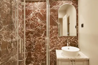 Salle de bains dans l'établissement Desnouettes Suite - Duke Housing