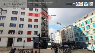 Quartier de le séjour chez l'habitant ou autre quartier proche