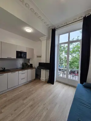Cuisine ou kitchenette dans l'établissement Studio Opera