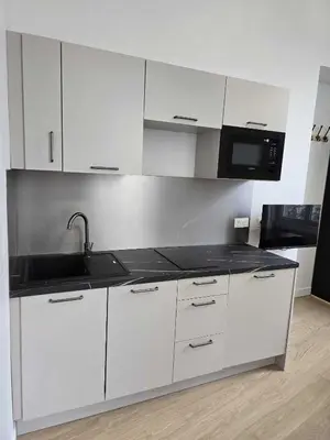 Cuisine ou kitchenette dans l'établissement Studio Grands Boulevards