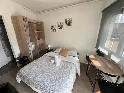Un ou plusieurs lits dans un hébergement de l'établissement Studio k Maisons des Examens, ligne 14, Paris