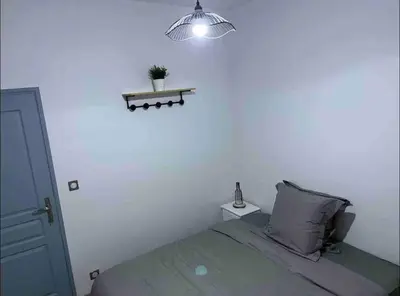 Un ou plusieurs lits dans un hébergement de l'établissement BXX Private complex 10 min PARIS EXPO 12 rooms
