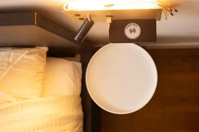 Un ou plusieurs lits dans un hébergement de l'établissement Le Montrouge BEL APPARTEMENT CONFORT GLAM CHIC
