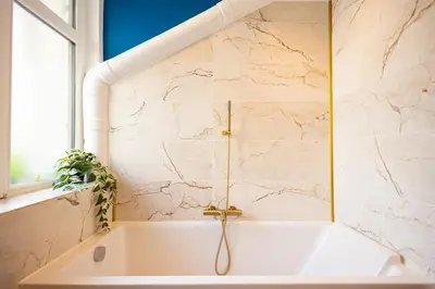 Salle de bains dans l'établissement Le Montrouge BEL APPARTEMENT CONFORT GLAM CHIC