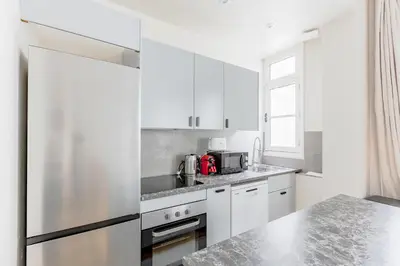 Cuisine ou kitchenette dans l'établissement Grand appartement luxe - Trocadéro