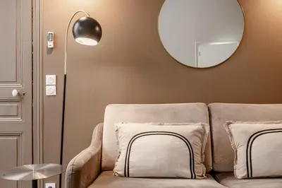 Coin salon dans l'établissement A11#RépubliqueMarais1BedRoomParis03AC