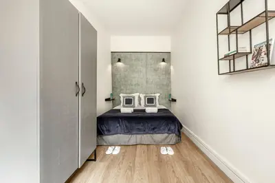 Coin salon dans l'établissement A21#Republique # Marais # 1BedRoom # Paris03 # AC