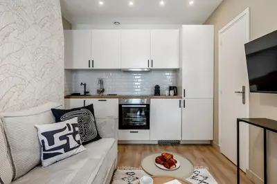 Cuisine ou kitchenette dans l'établissement A31#Republique # 1BedRoom # Marais # Paris03 # AC