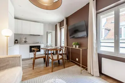 Cuisine ou kitchenette dans l'établissement B41#République#Marais#1BedRoom#Paris03#AC