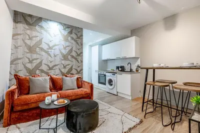 Cuisine ou kitchenette dans l'établissement B32#République#1BedRoom#Marais#Paris03#AC