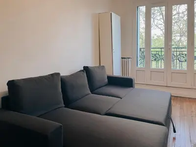 Coin salon dans l'établissement Appartement A deux pas de Gare de Lyon