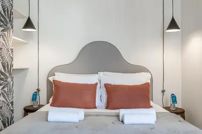 Un ou plusieurs lits dans un hébergement de l'établissement B31#République#Marais#1BedRoom#Paris03#Air conditioning