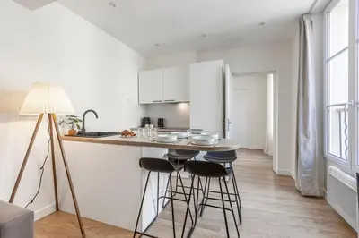 Cuisine ou kitchenette dans l'établissement B31#République#Marais#1BedRoom#Paris03#Air conditioning