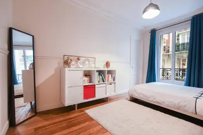 Un ou plusieurs lits dans un hébergement de l'établissement GuestReady - Charm an Comfort in Épinettes