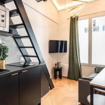 Studio élégant esprit Loft avec AC