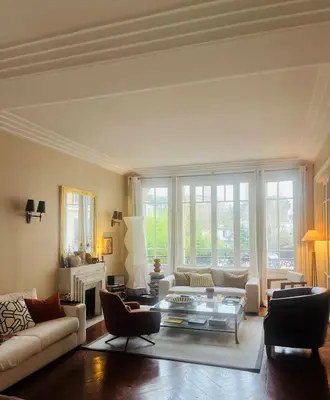 Coin salon dans l'établissement House facing Roland Garros stadium - 5 bedrooms