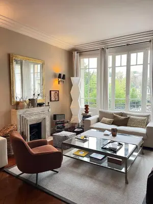 Coin salon dans l'établissement House facing Roland Garros stadium - 5 bedrooms