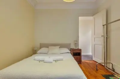 Un ou plusieurs lits dans un hébergement de l'établissement Semard - KP - Ideal apartment for 4 people - PARIS 9ème