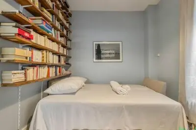 Un ou plusieurs lits dans un hébergement de l'établissement Semard - KP - Ideal apartment for 4 people - PARIS 9ème