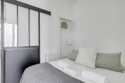 Un ou plusieurs lits dans un hébergement de l'établissement L'ouest - LB - Magnificent flat - 4 people
