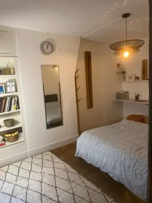 Un ou plusieurs lits dans un hébergement de l'établissement Écrin au cœur de Paris
