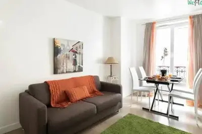 Coin salon dans l'établissement Saint Benoît - KP - Lovely Apartment in St Germain-des-Prés for 4p